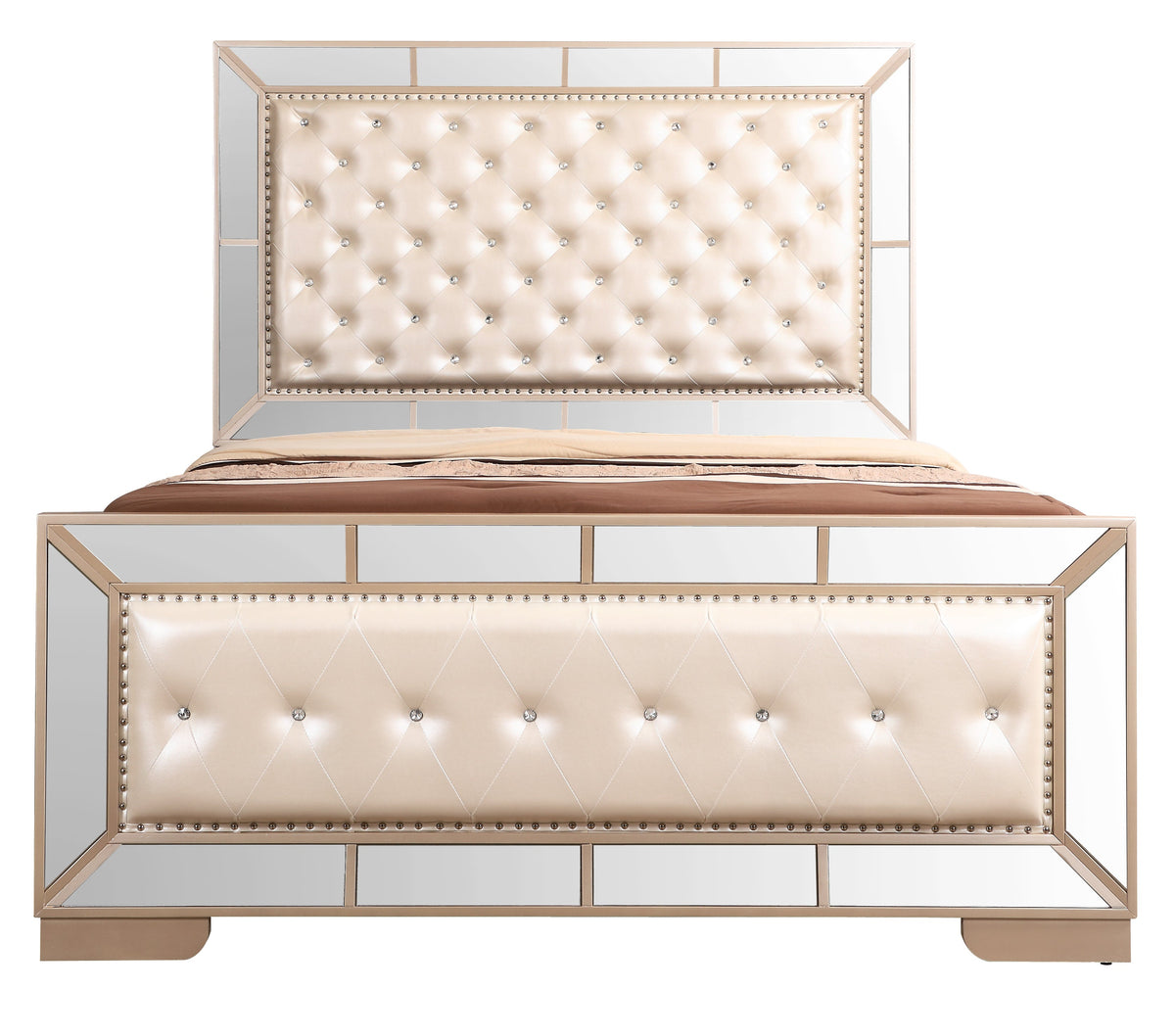 Contemporary Pearl Full Bed For Modern Spaces