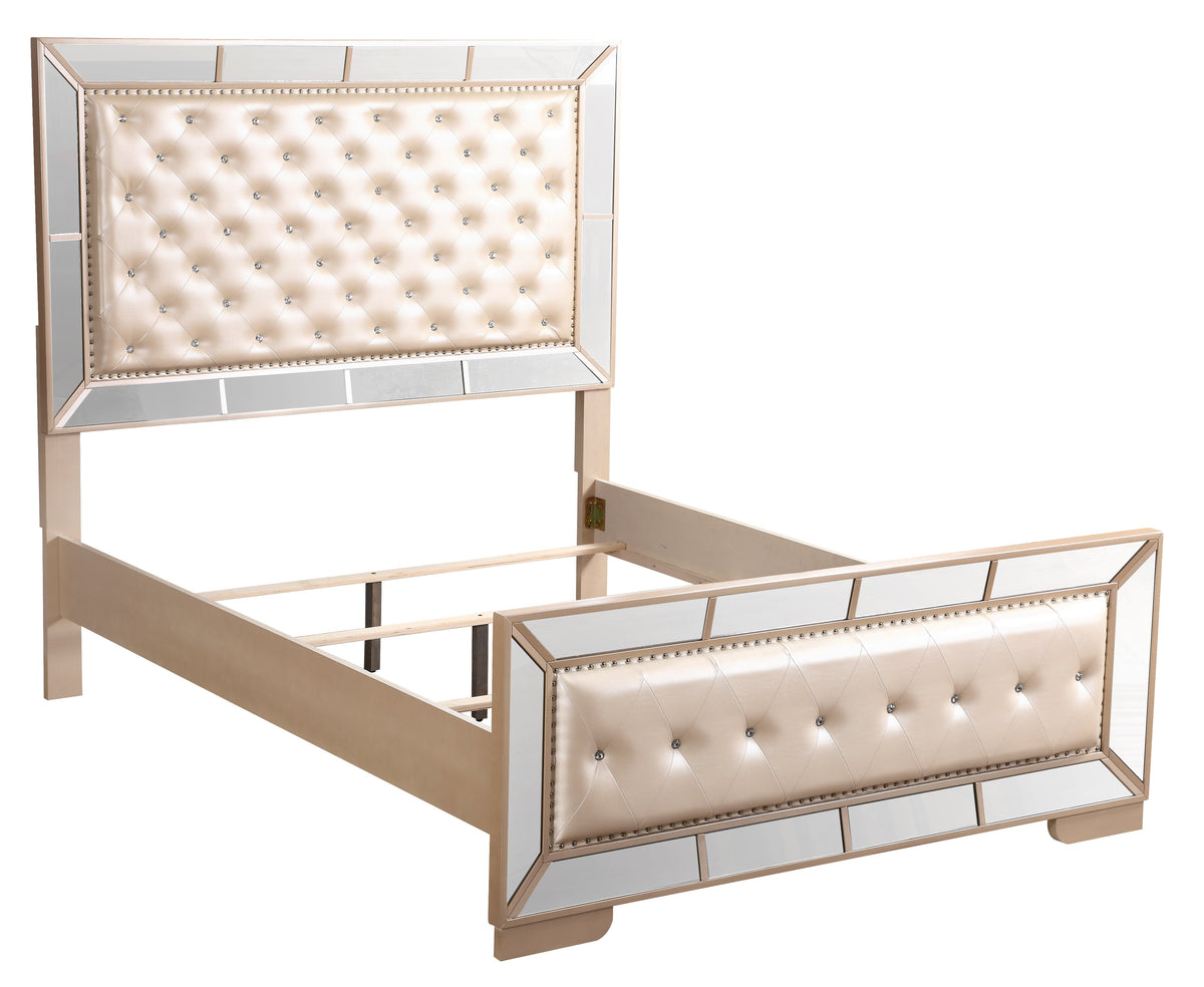 Contemporary Pearl Full Bed For Modern Spaces