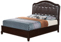 Elegant Cappuccino King Bed With Storage Options