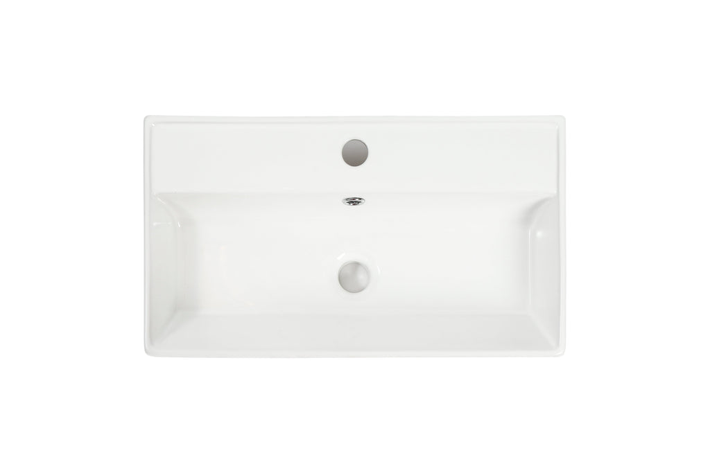 21.6" Glossy Vessel Sink
