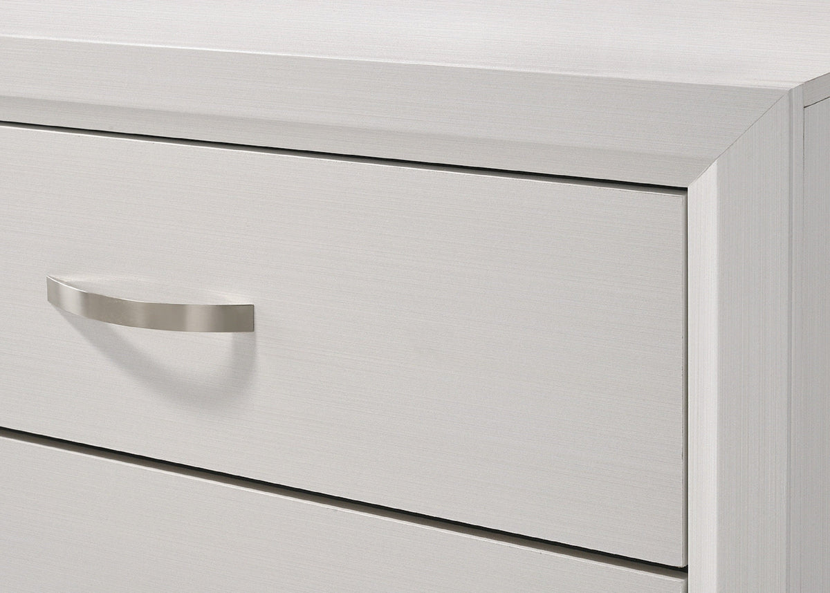 Contemporary 2-Drawer Nightstand End Table