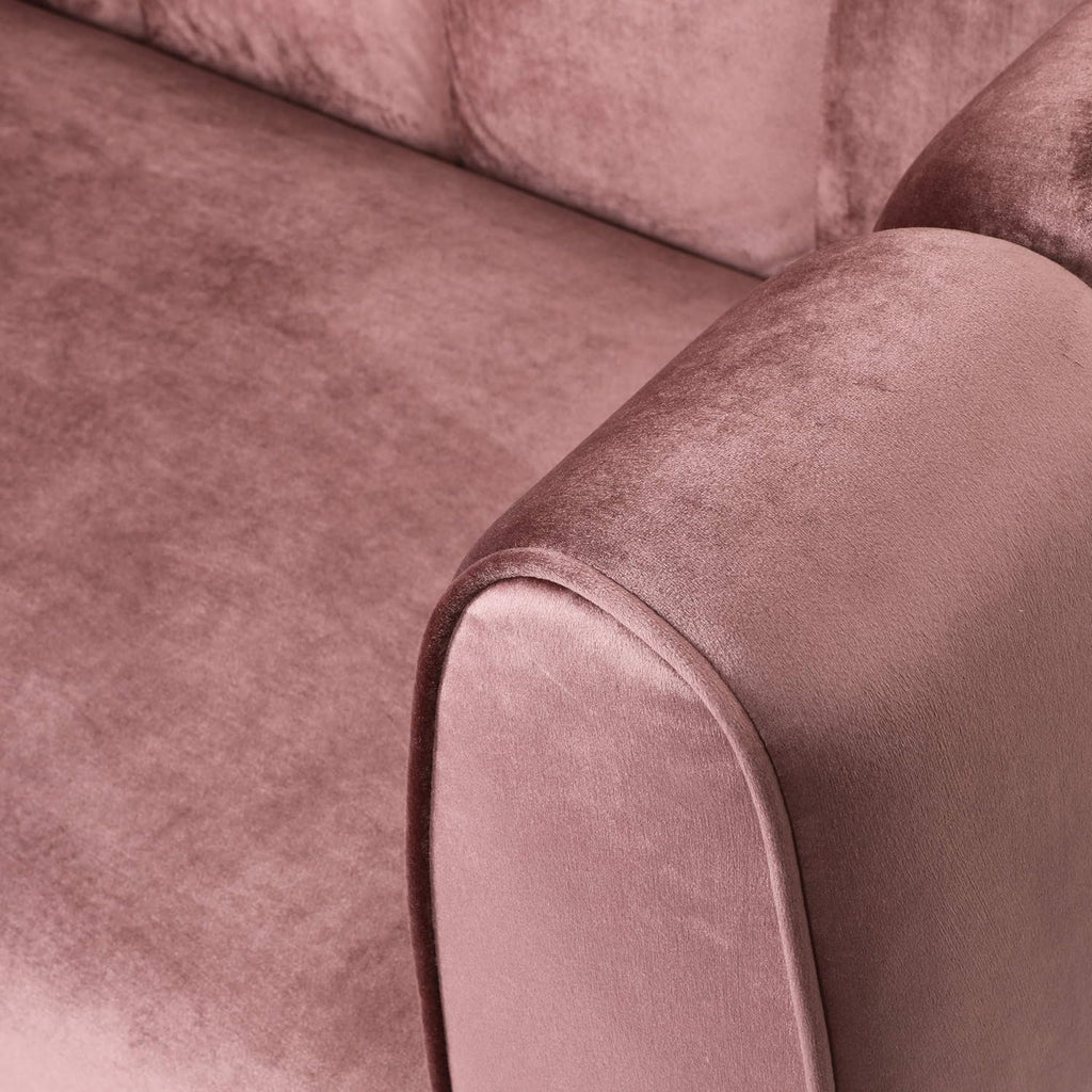 Miranda Velvet 3-Seater Sofa