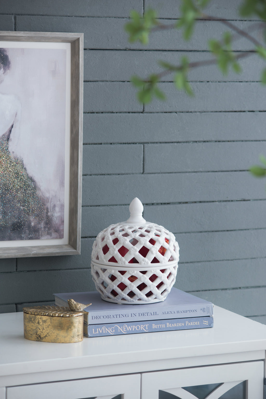 Adorable Ceramic Lidded Jar