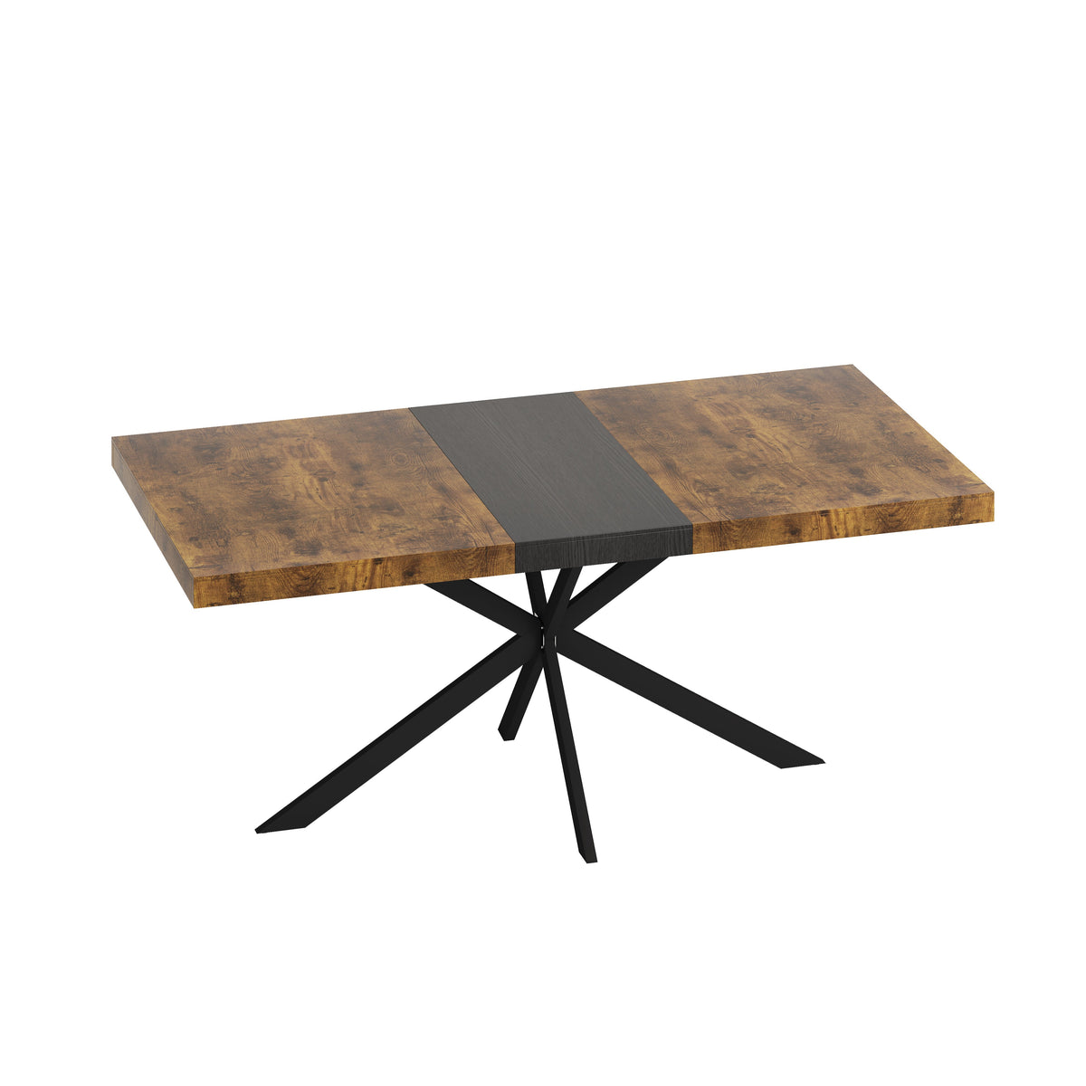 Retro Rectangular Stretch Dining Table