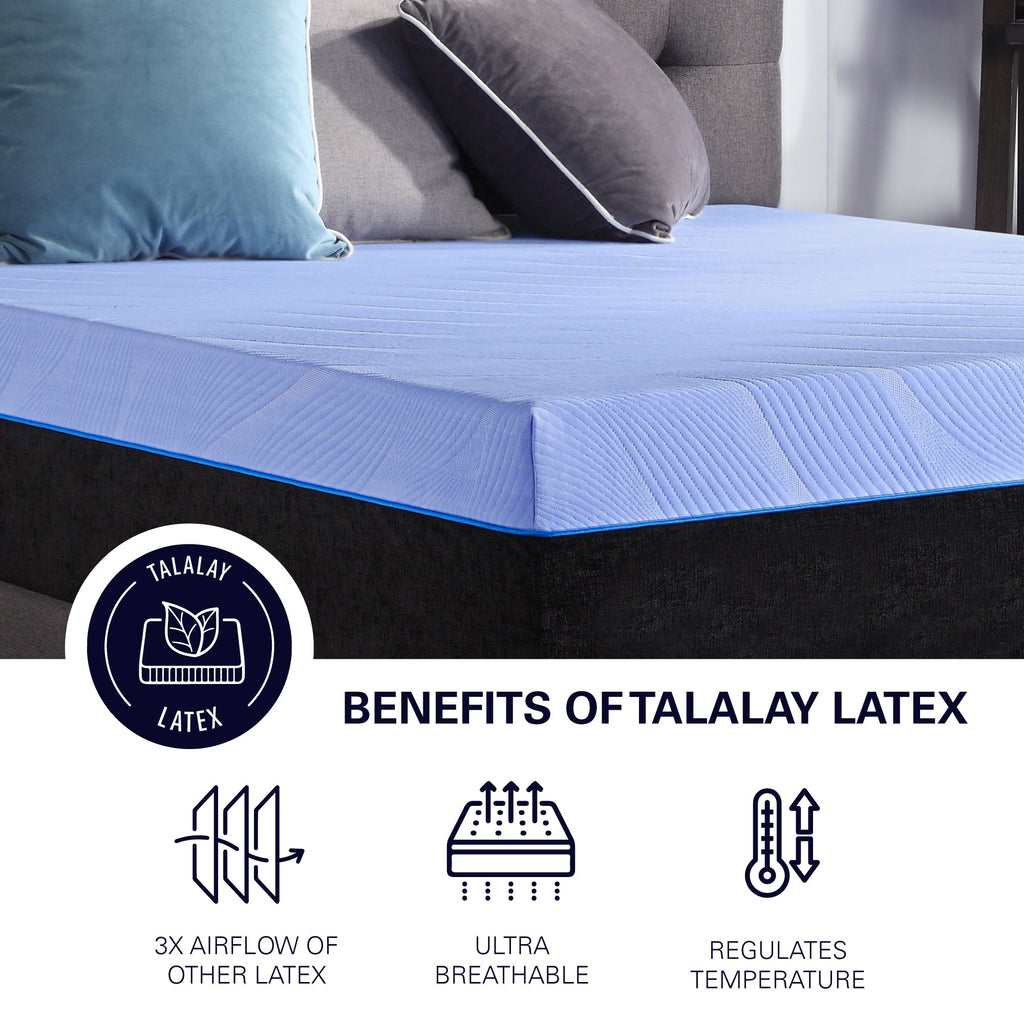 Bridgevine Home 12 Inch Refresh Flex Head Hybrid Mattress, King Size