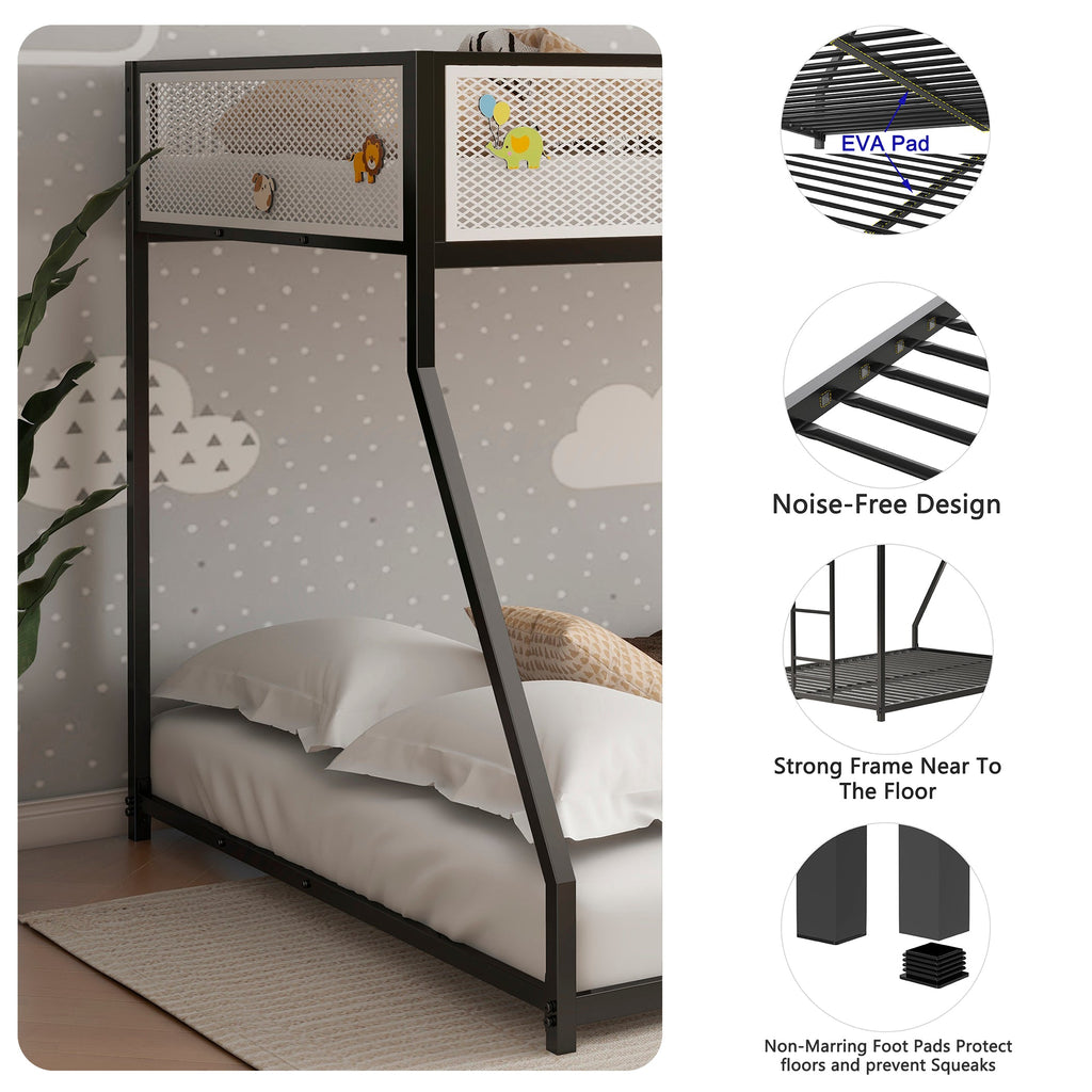 Adam Twin Over Full Bunk Bed Metal