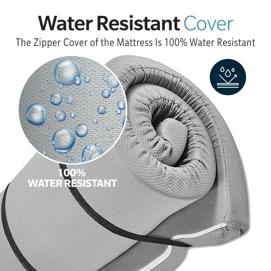 Memory Foam Camping Mattress - 75"x30"x4"