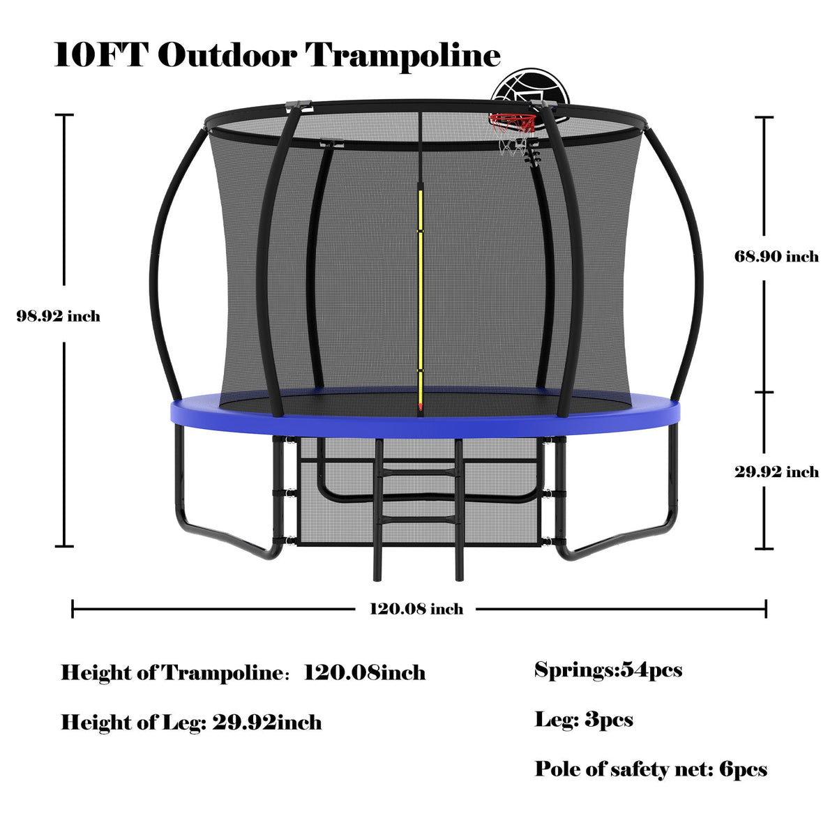10FT Trampoline