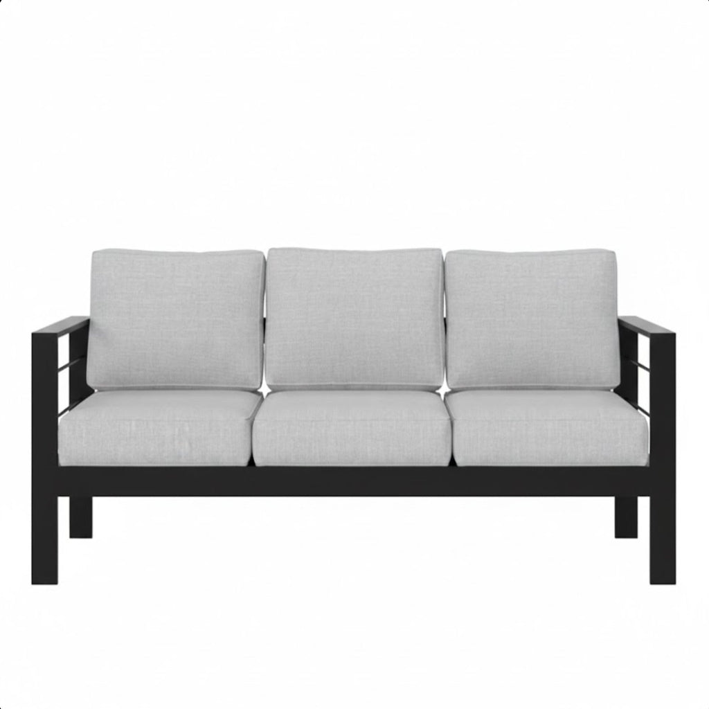73" All-Weather Aluminum Patio Sofa