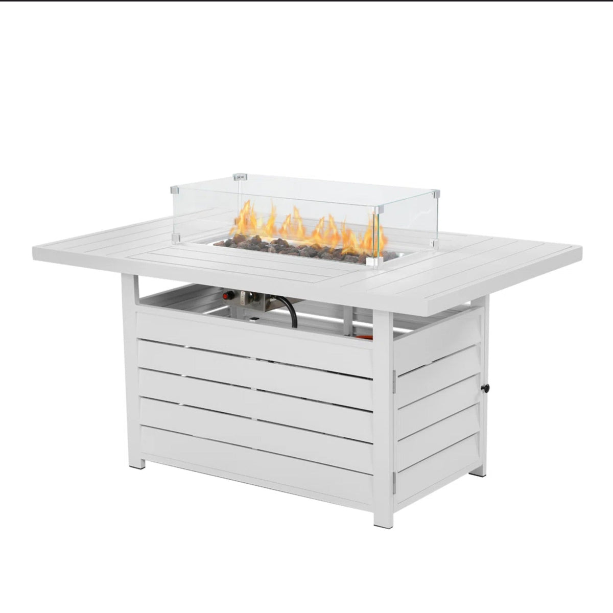 54.3 Inches Outdoor Patio Fire Pit Table