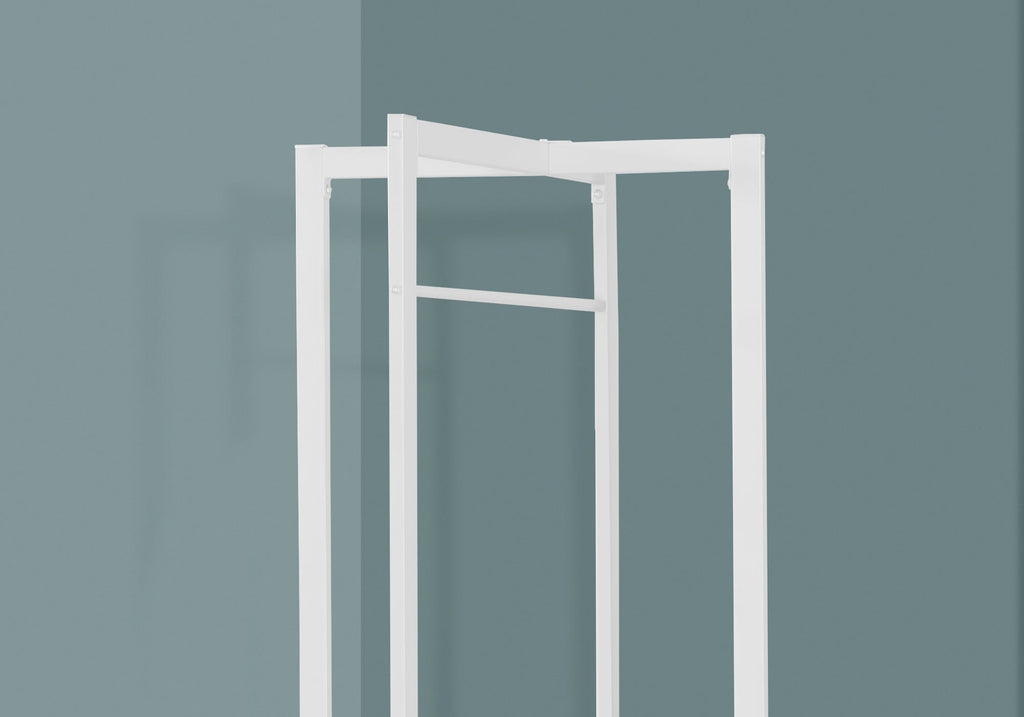 Coat Rack Hall Tree Free Standing Hanging Bar 72"h