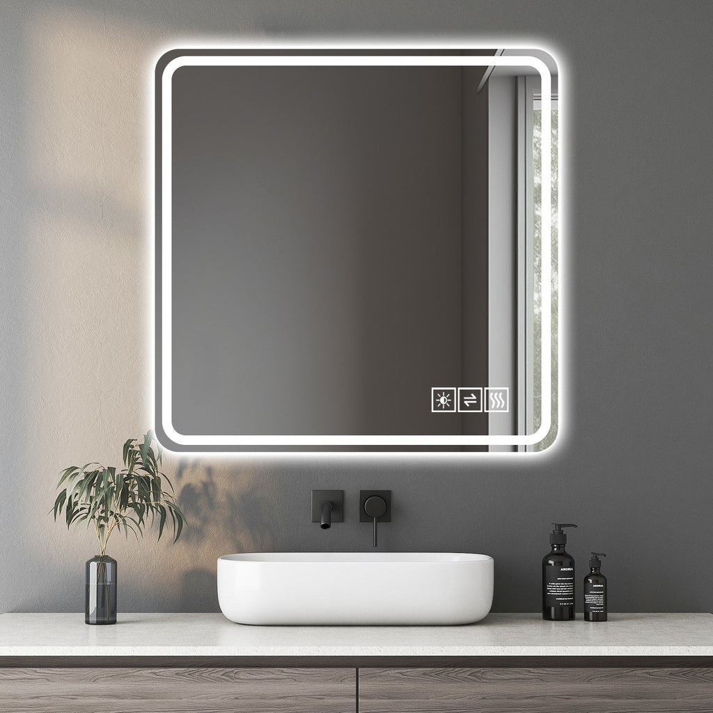 36" x 36" LED Bathroom Mirror