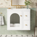 24" Bathroom Vanity Set Wall Mounted for Small Spaces