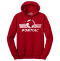 Pontiac Logo Hooded Sweatshirt - Red