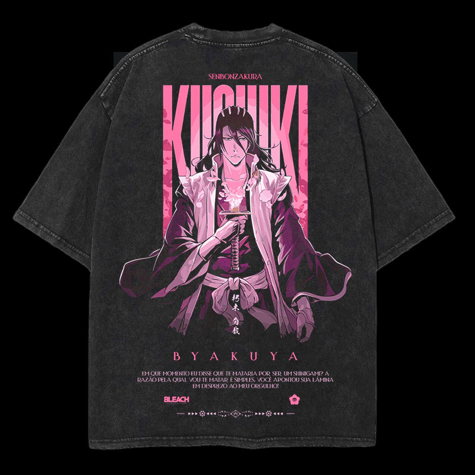 "Kuchiki Byakuya" Wash T-Shirt