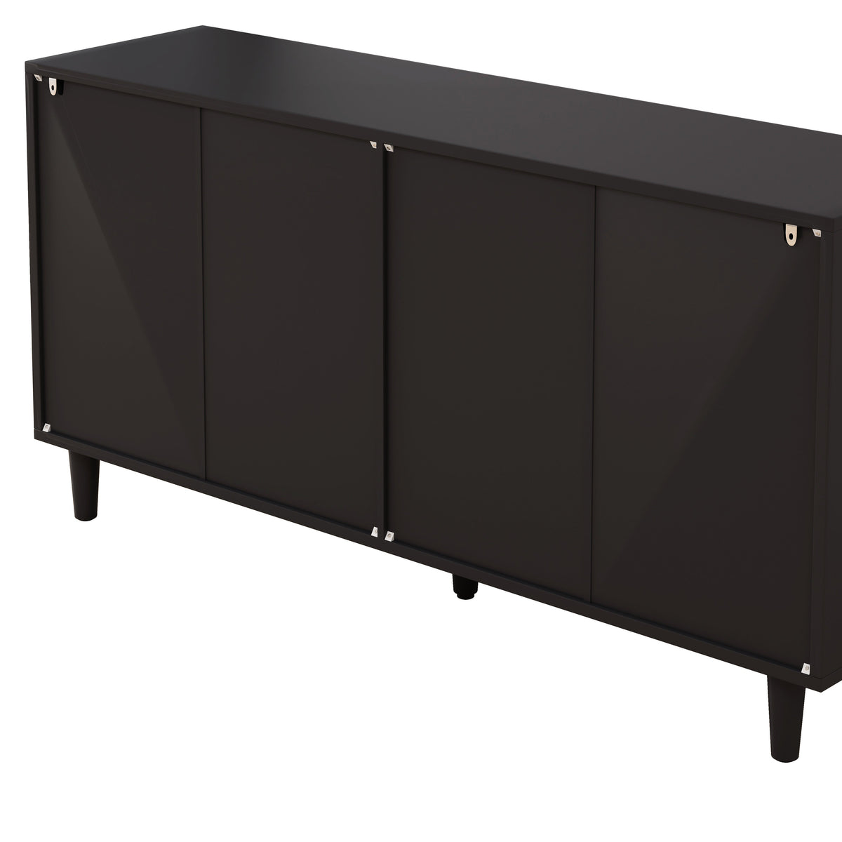 59 Inch 6-Drawer Rattan Storage Cabinet