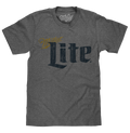 Miller Lite Distressed Logo T-Shirt - Gray