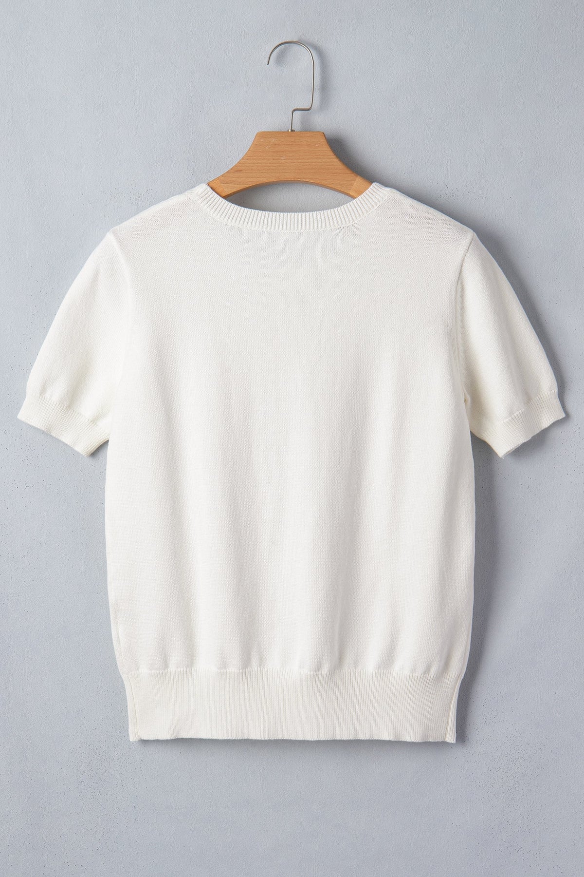 Western Horse Head Short Sleeve Sweater