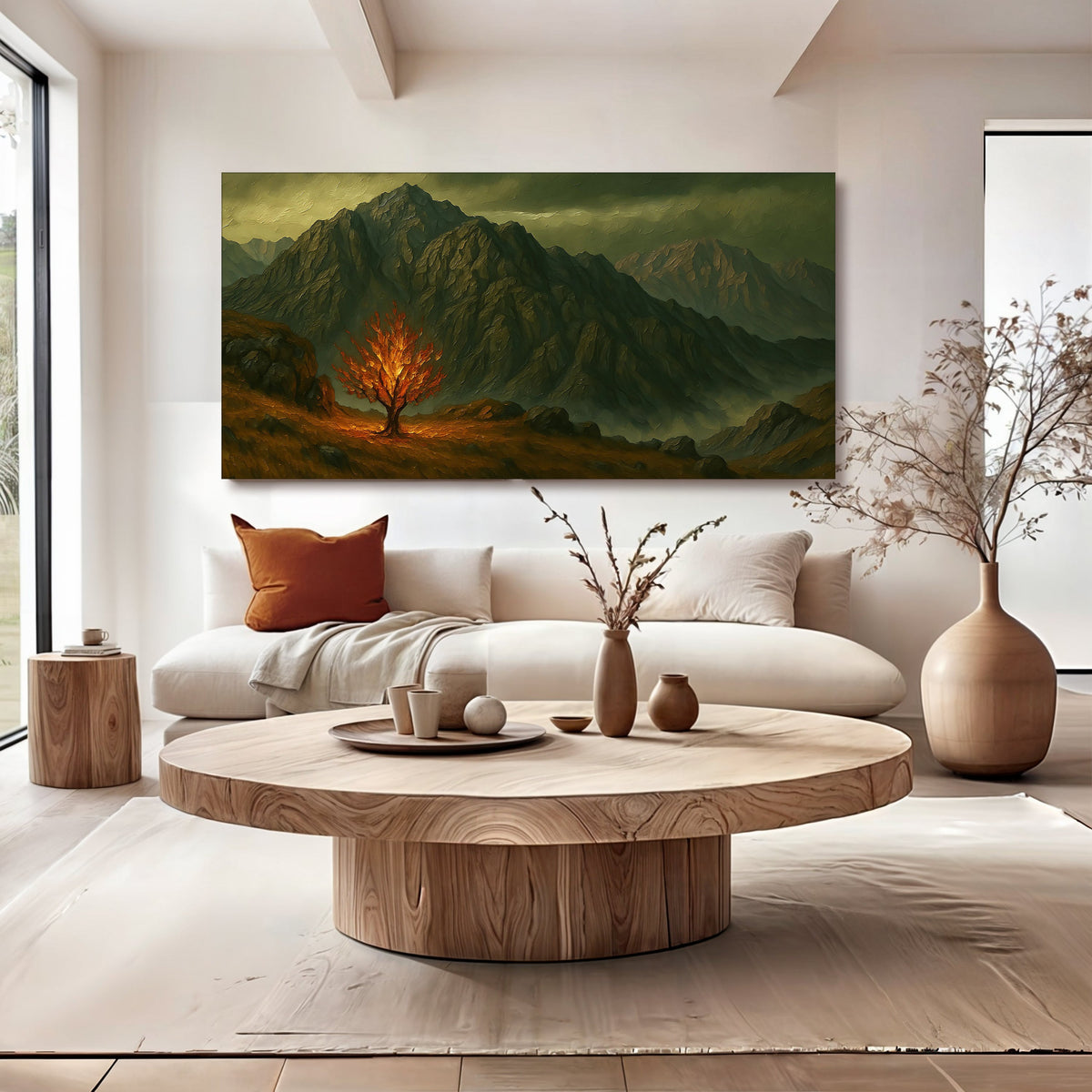 Burning Bush - Faith Wall Art III