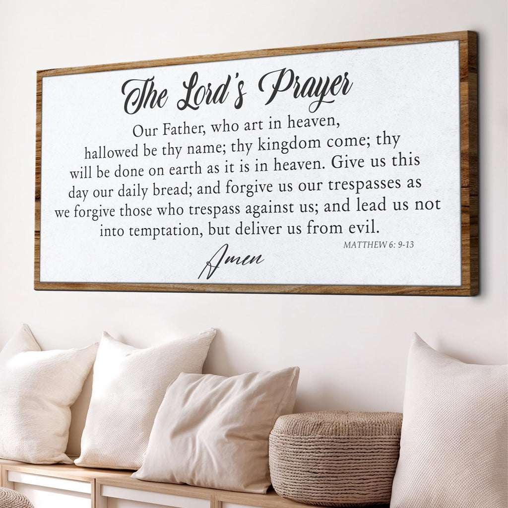 The Lord's Prayer Faith Sign II