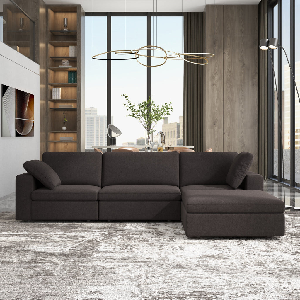 Cecilia Modular Corner Sectional Modern Fabric Sofa