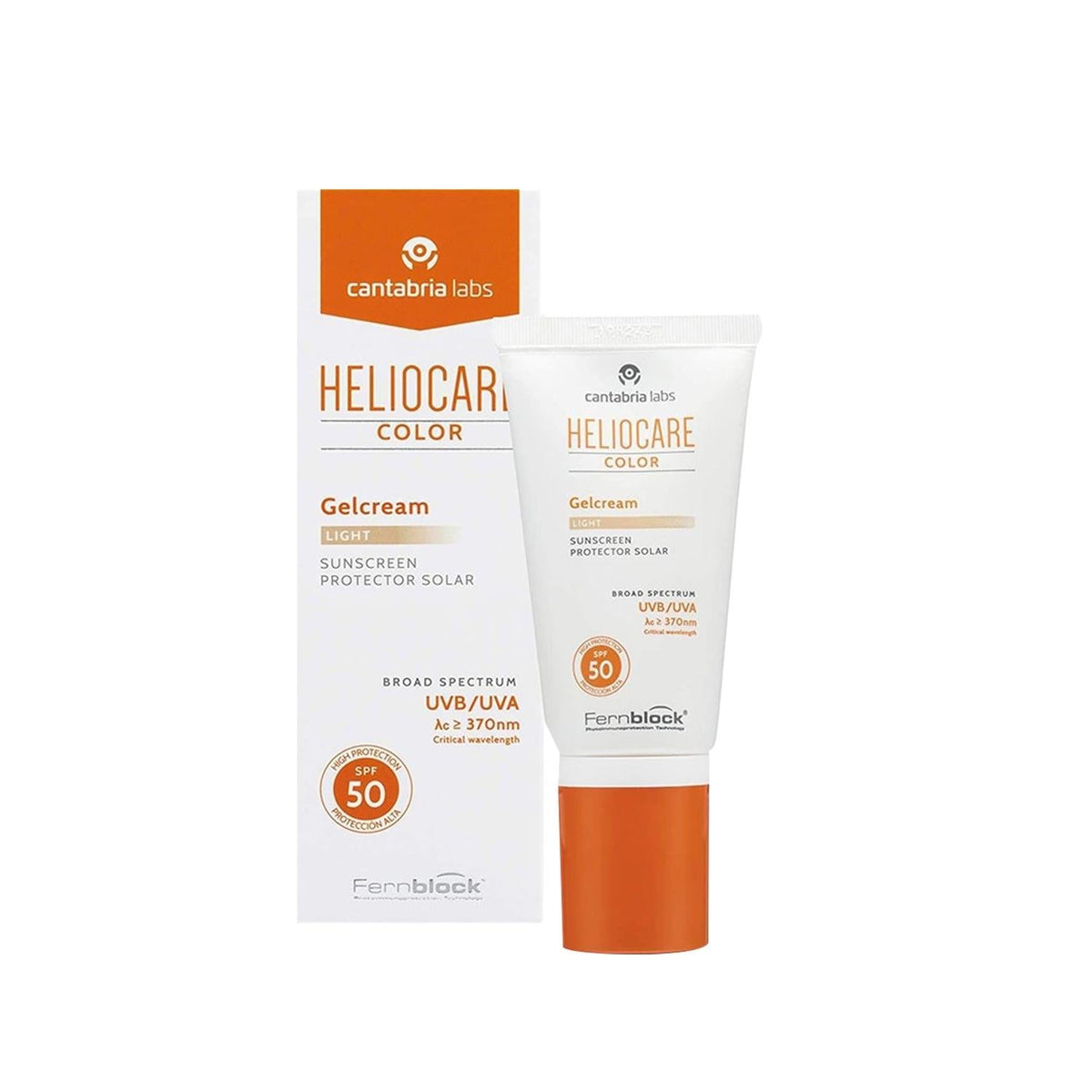 Heliocare Color Gelcream Light Spf 50 Sunscreen Cream with Color-Enhancing Properties - 50ml