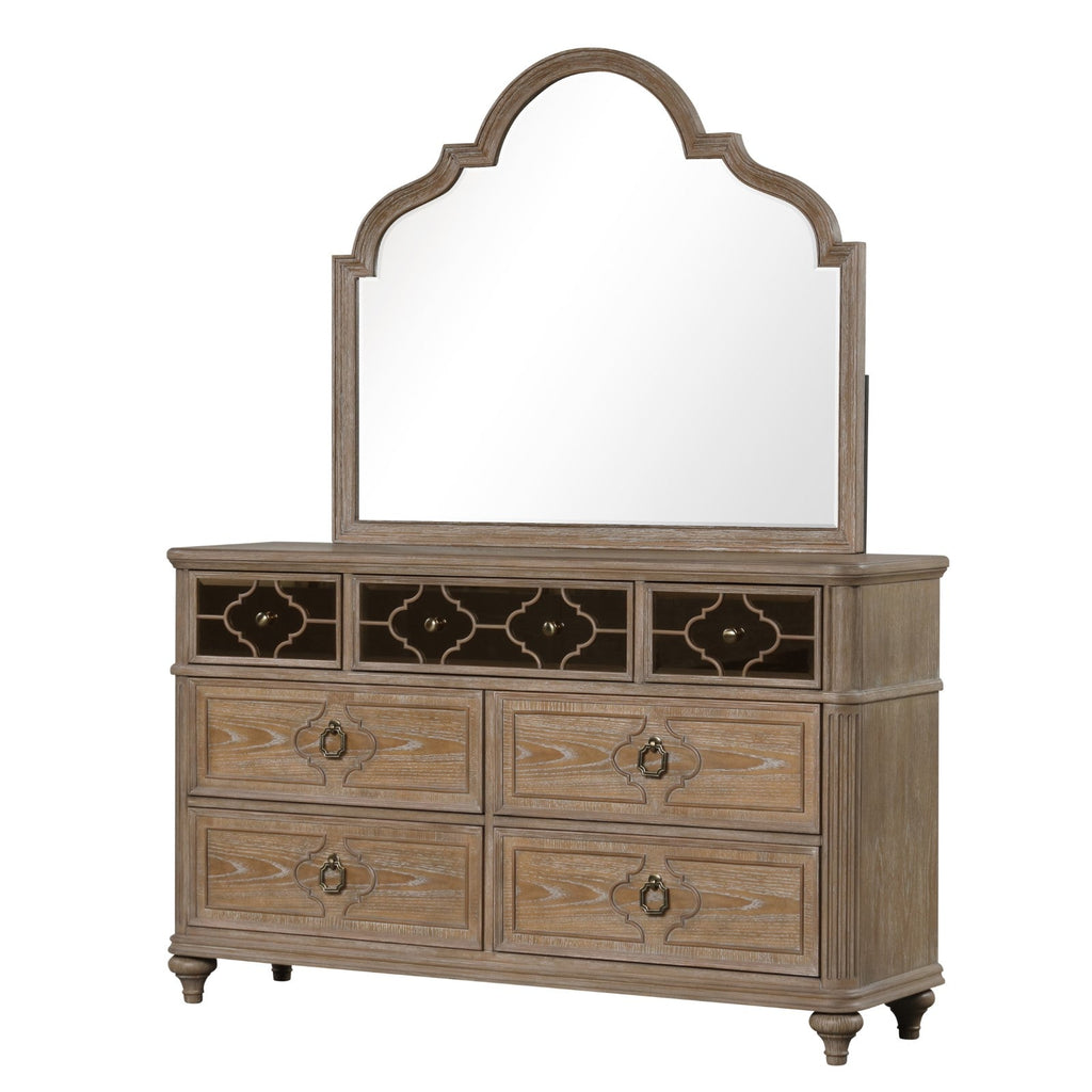 Simple Contemporary 1pc Dresser Rustic