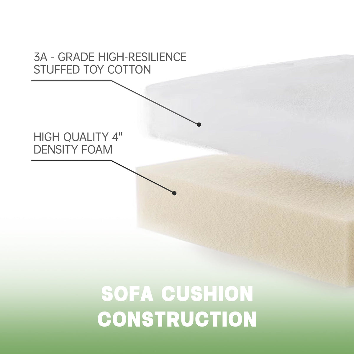 Modern 3 Seater Slipcovered Sofa Couch