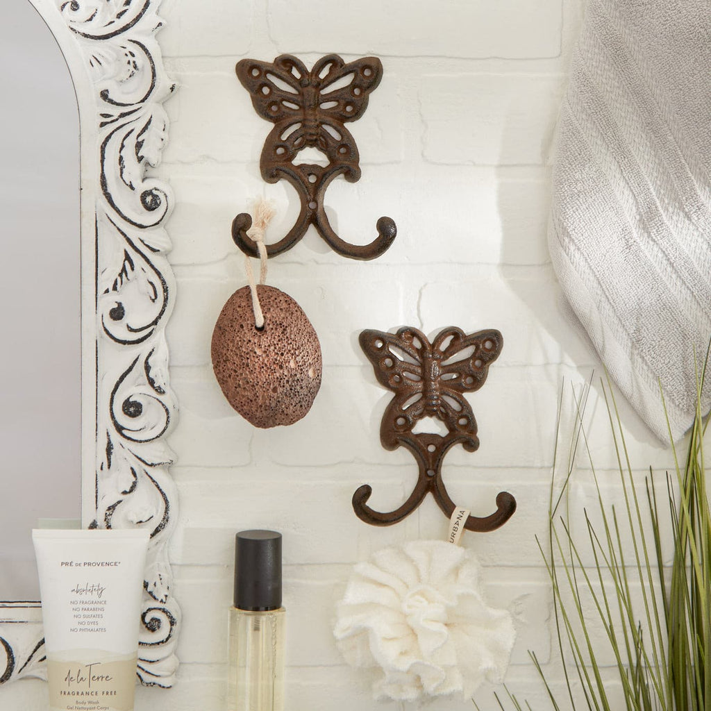 BUTTERFLY WALL HOOK SET OF 2