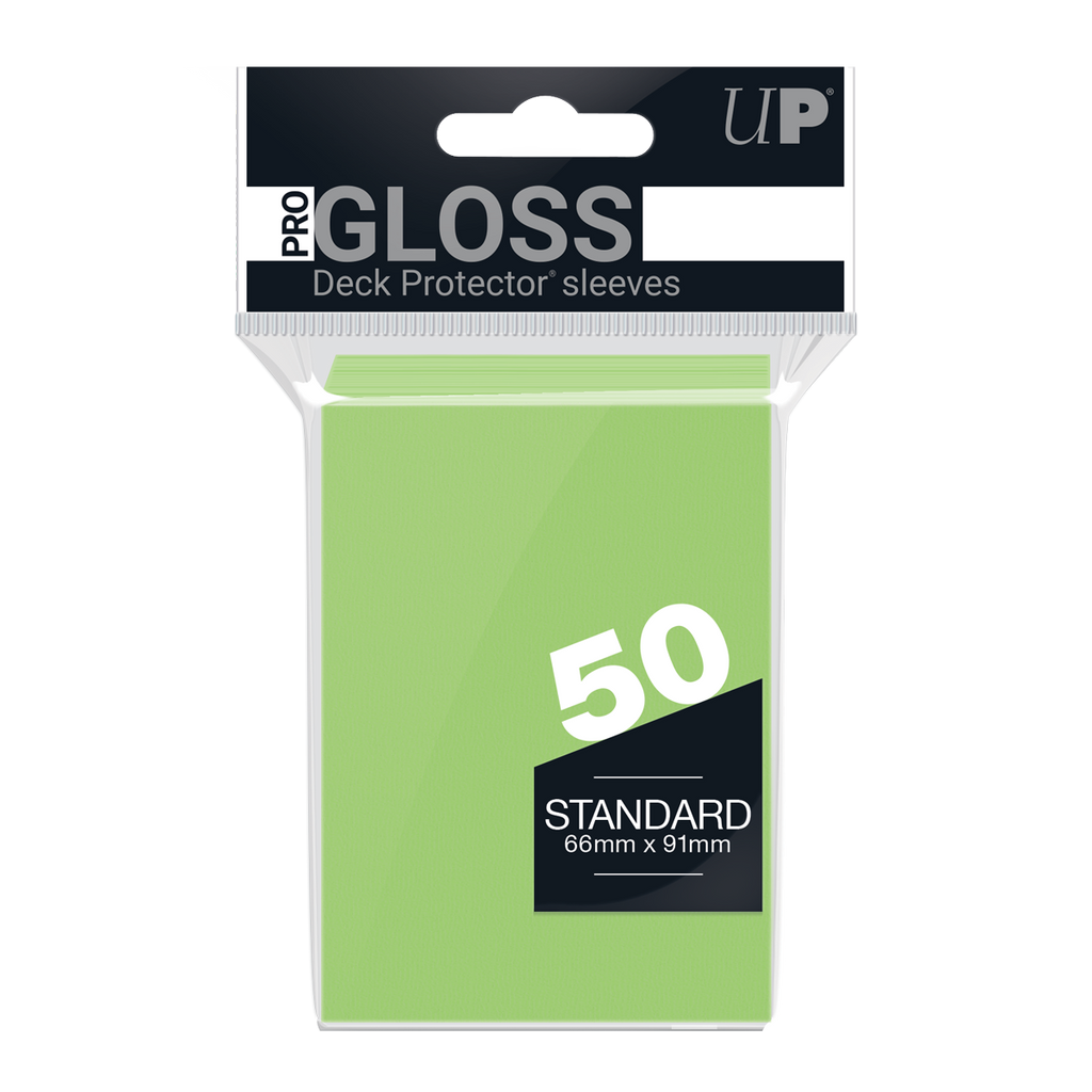 Ultra PRO: Standard 50ct Sleeves - PRO-Gloss (Lime Green)
