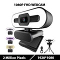 2K Webcam Web Camera Study Chat Work PC Laptop Desktop USB With Microphone WebCamera Home Auto Light Correction for Desktop Laptop Streaming Computer USB Web Camera