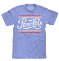 Pepsi Classic Script T-Shirt - Royal Snow Heather