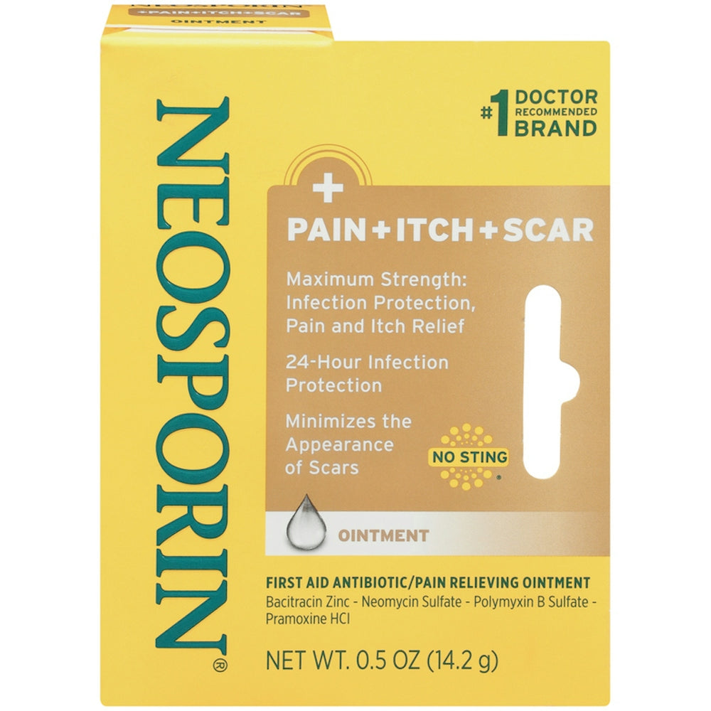 Neosporin® + Pain + Itch + Scar Ointment, 0.5 oz