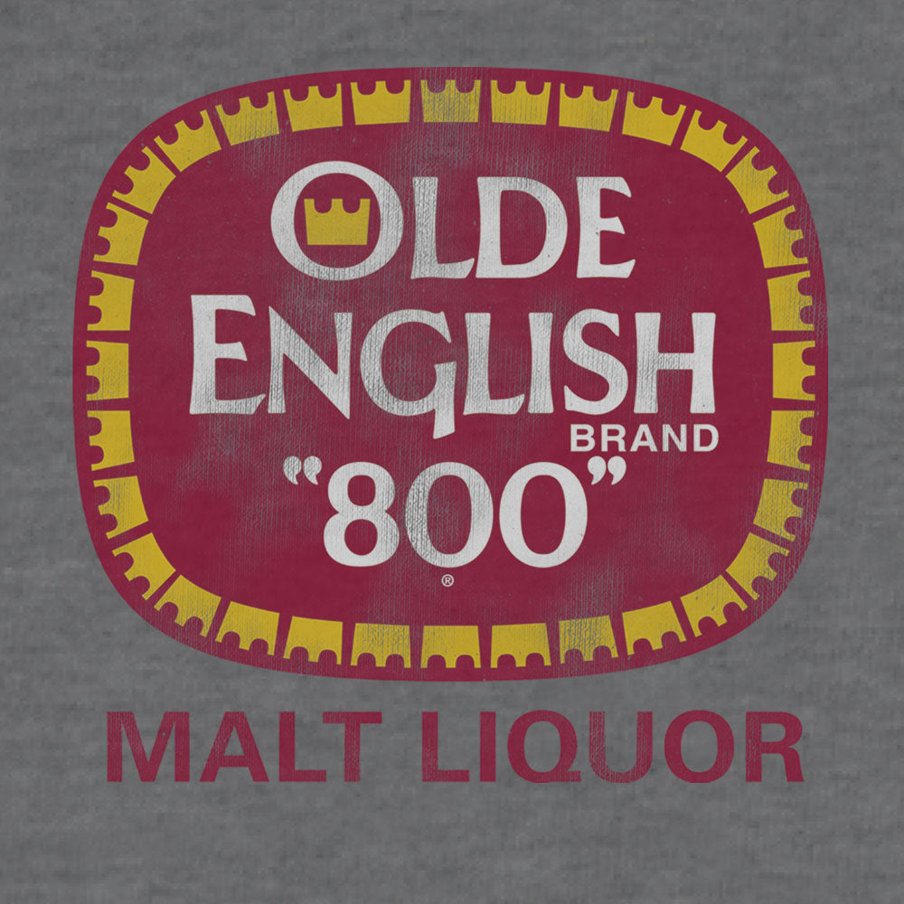 Olde English 800 Malt Liquor Hooded Sweatshirt - Oxford Gray