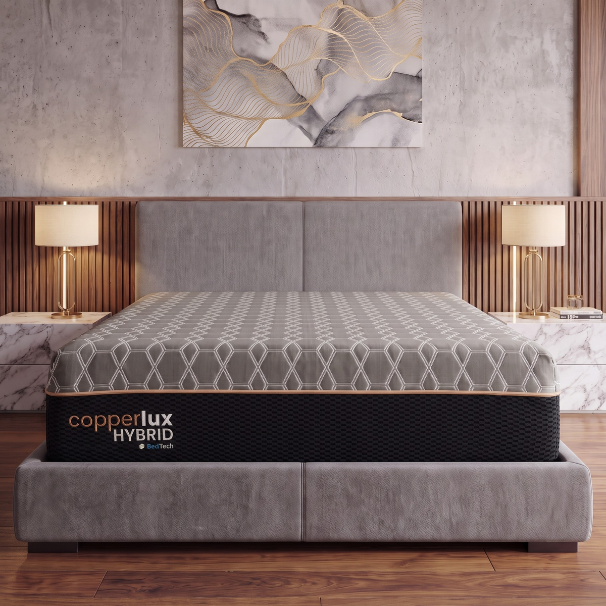 Copper Lux Hybrid 14" Queen Mattress