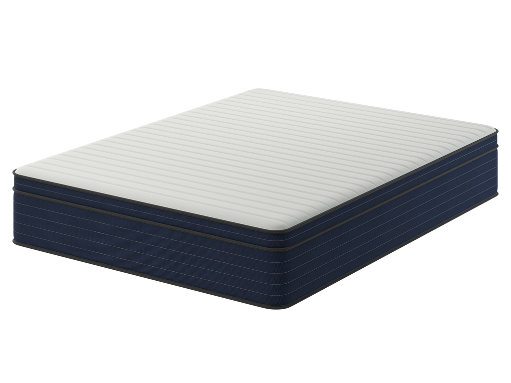 12 Inch Queen Size Medium Firm Euro Top Hybrid Mattress