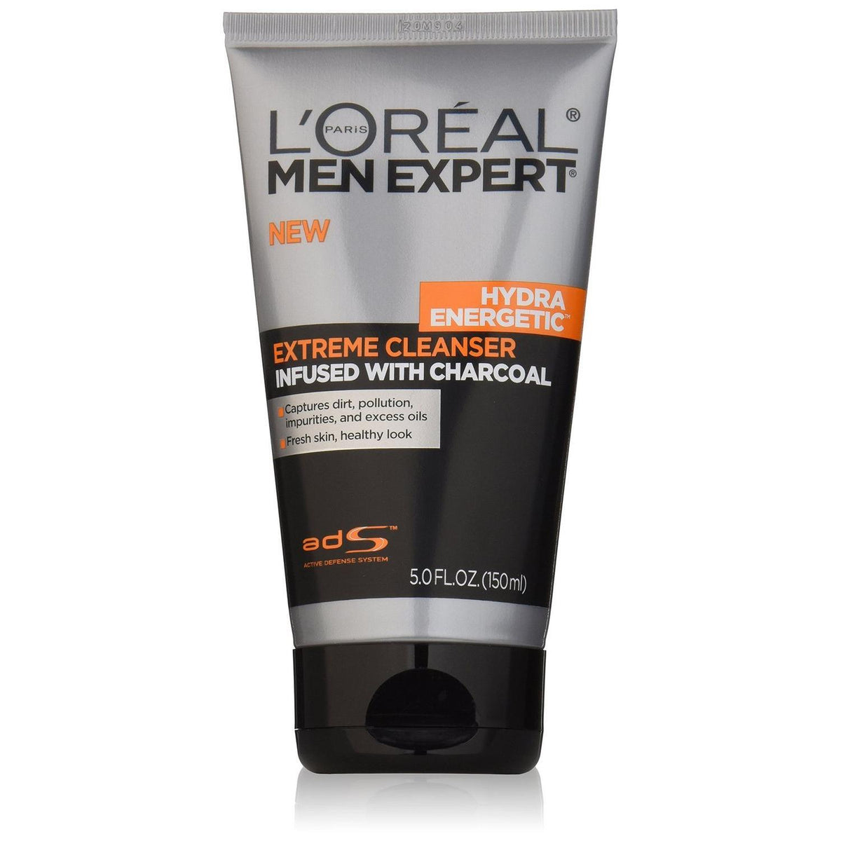 L'Oréal L'Oreal Paris Skincare Men Expert Hydra Energetic Facial Cleanser With Charcoal For Daily Face Washing 5 Fl. Oz