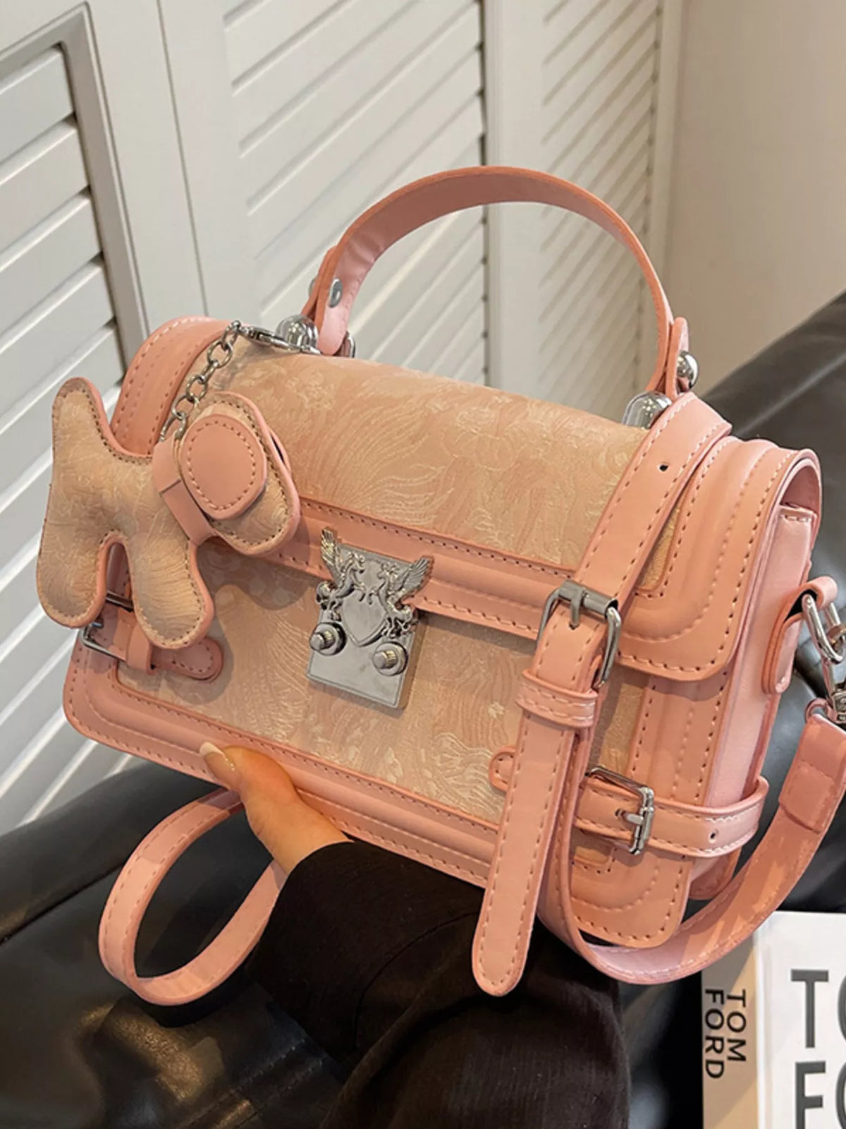 Adjustable Strap Flap Crossbody Bag