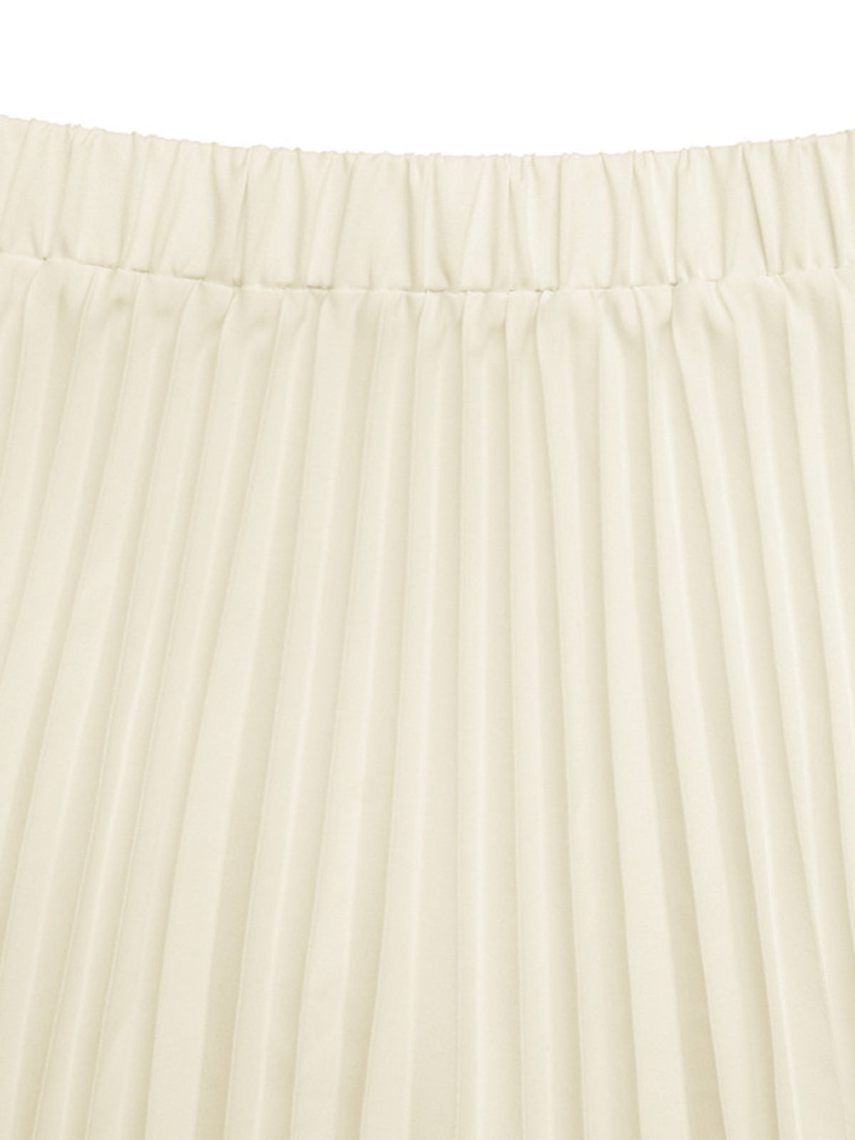 Sleeveless Vest and Pleated Maxi Skirt Set