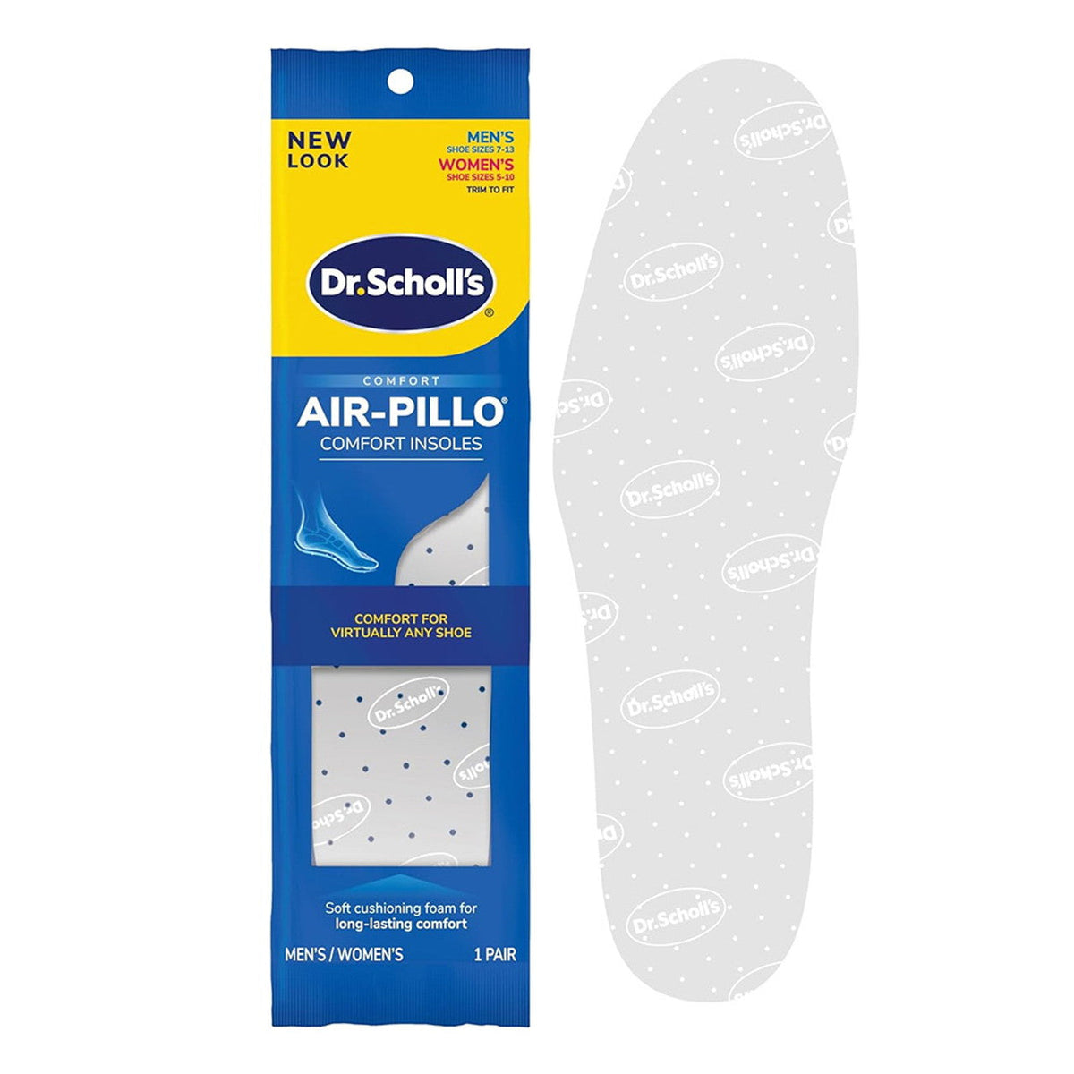 Dr. Scholl's Comfort Air Pillo Insoles Unisex 1 Piar
