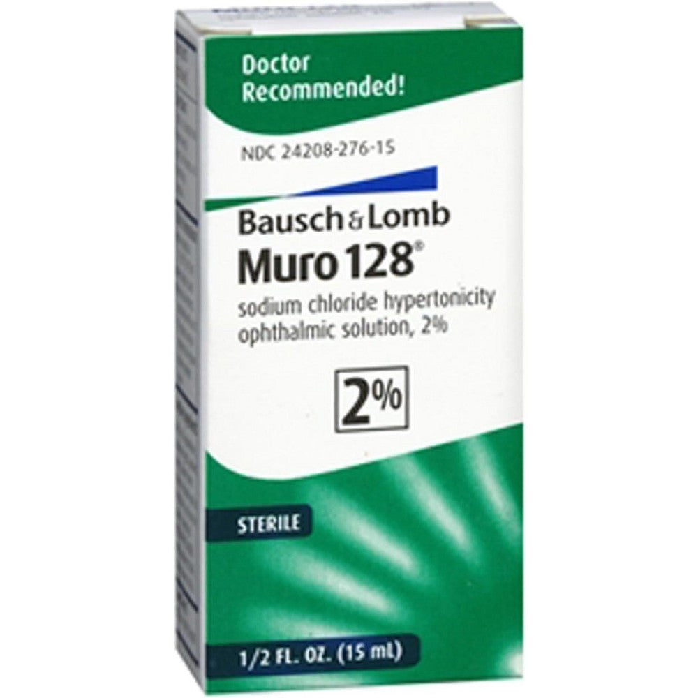 Muro 128® 2% Hypertonicity Ophthalmic Solution, 0.5 oz