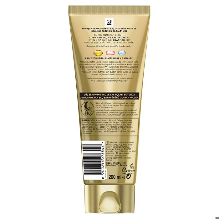 Pantene Pro-V Infinite Lengths Leave-In Serum 200ml - Hair Repair