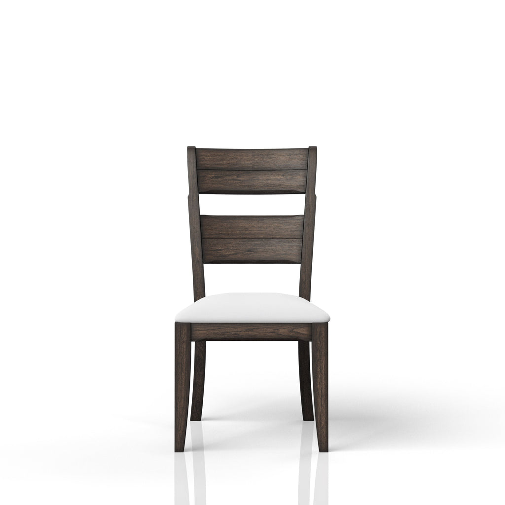 Chocolate Upholstered Seat Side Chair