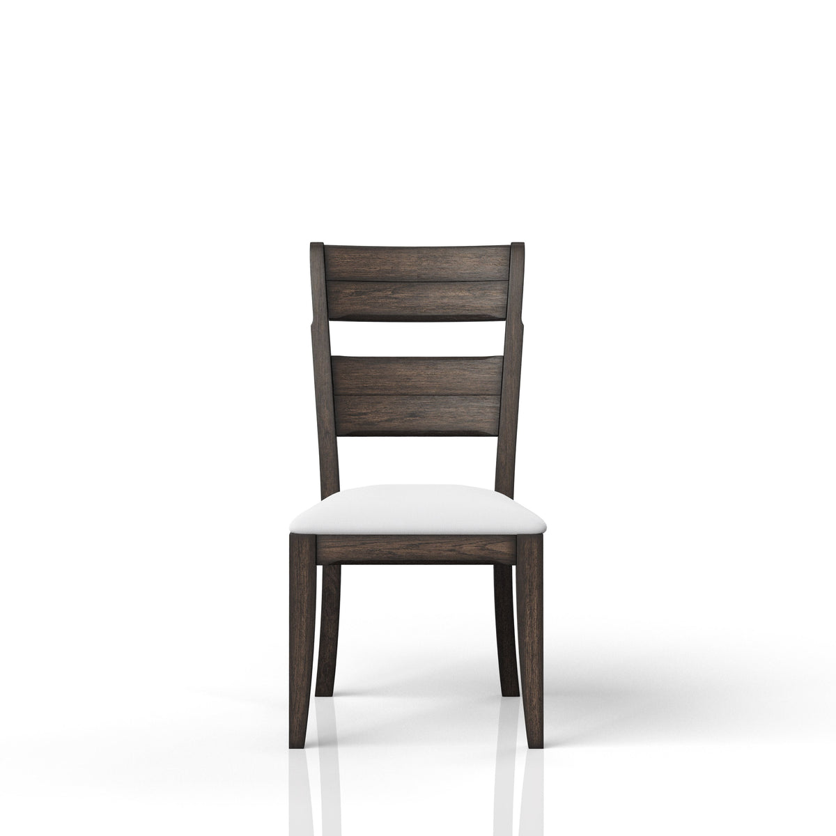 Chocolate Upholstered Seat Side Chair