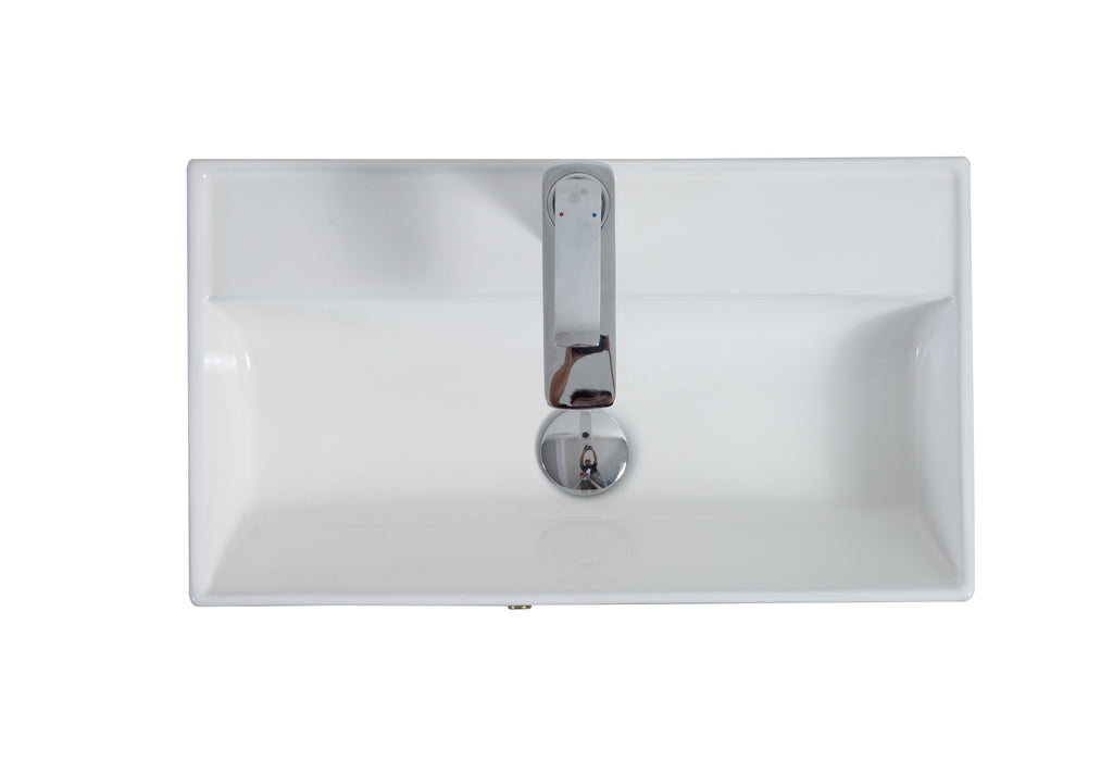 21.6" Glossy Vessel Sink