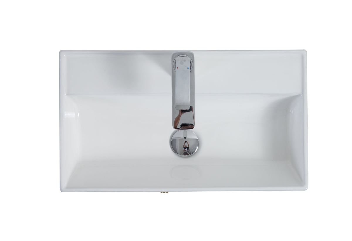 21.6" Glossy Vessel Sink