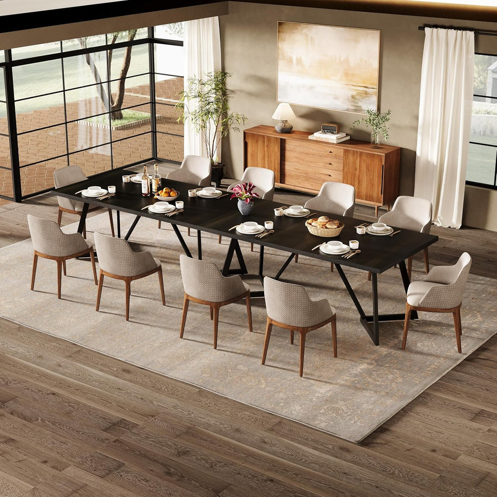 71" Large Dining Table for 6-8 People