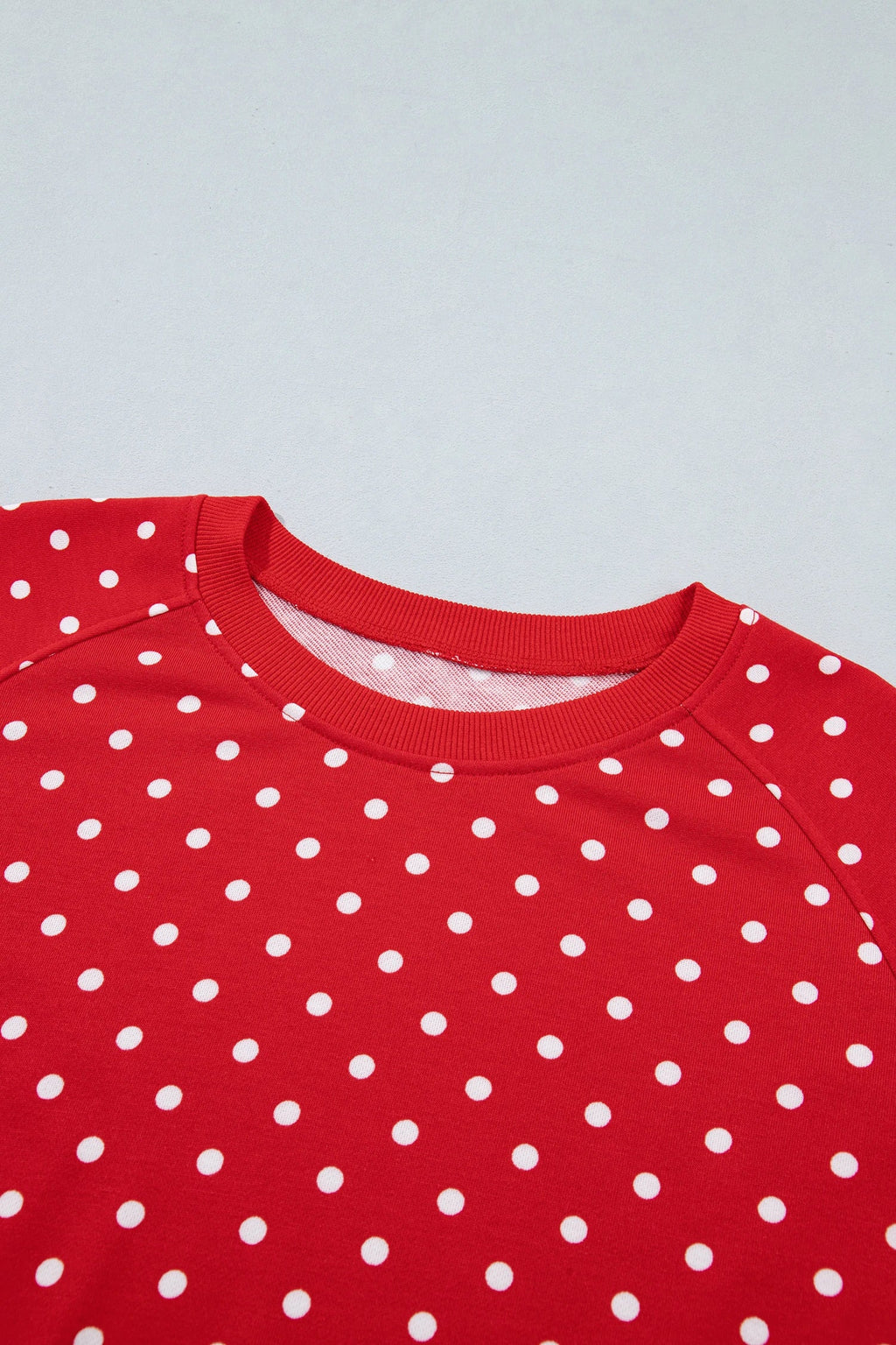Polka Dot Long Sleeve Top & Wide Leg Pant Set