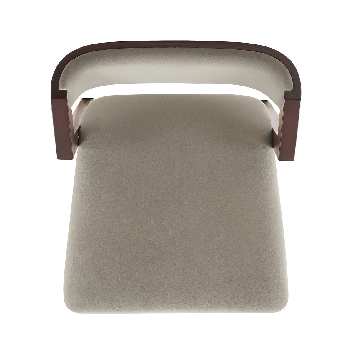 Patricia Wood Upholstered Counter Stool