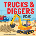 Trucks & Diggers: Pop-Up Book - Hardcover